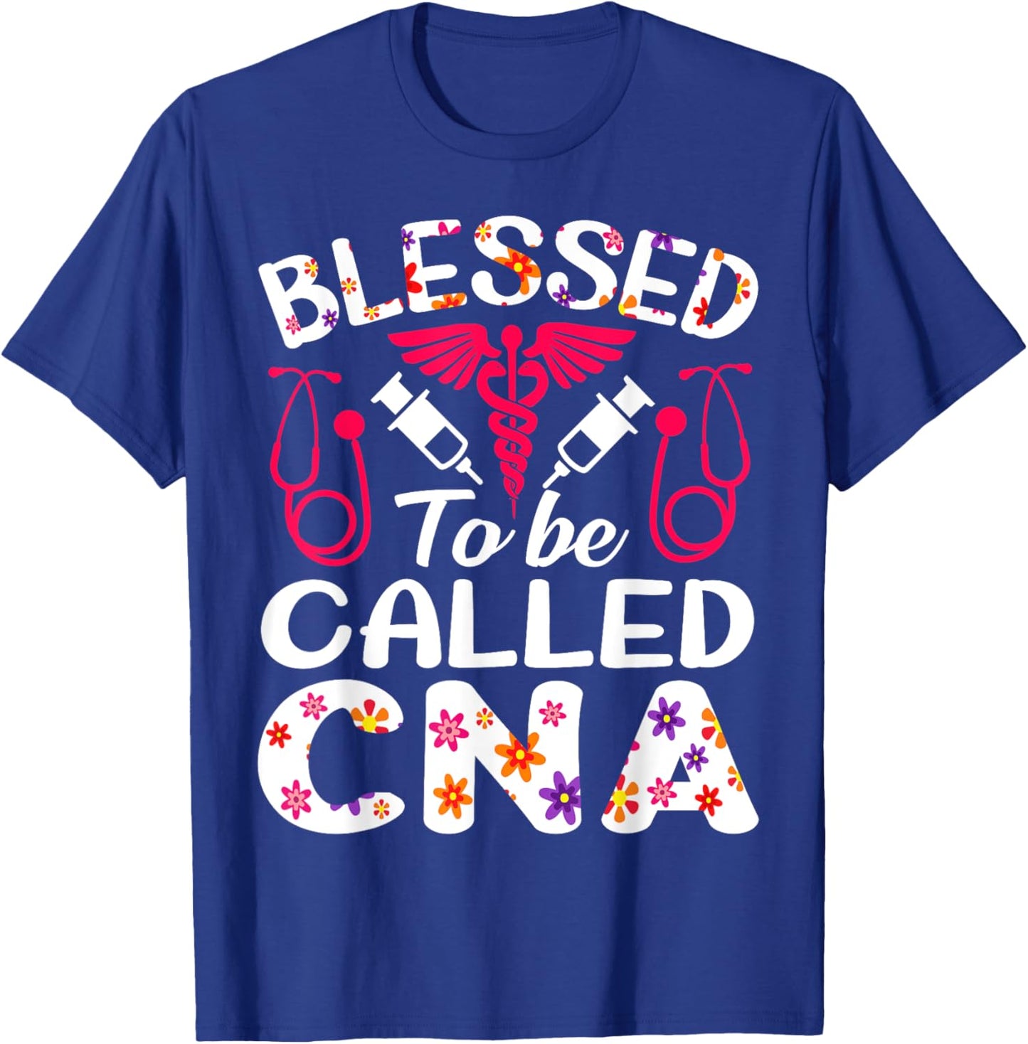 Blessed To Be Called CNA T-Shirt - T-Shirt | Royal