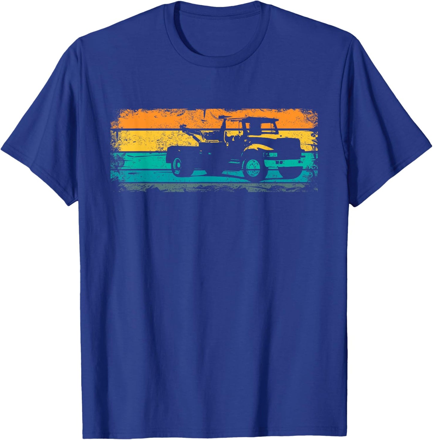 Retro Tow Truck Tow Truck - Vintage Towing Service T-Shirt - T-Shirt | Royal