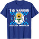 T1D Warrior Type 1 Diabetes Awareness Diabetic kids T-Shirt - T-Shirt | Royal