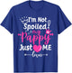 I'm Not Spoiled My Pappy Just Loves Me Team Kids Matching T-Shirt - T-Shirt | Royal