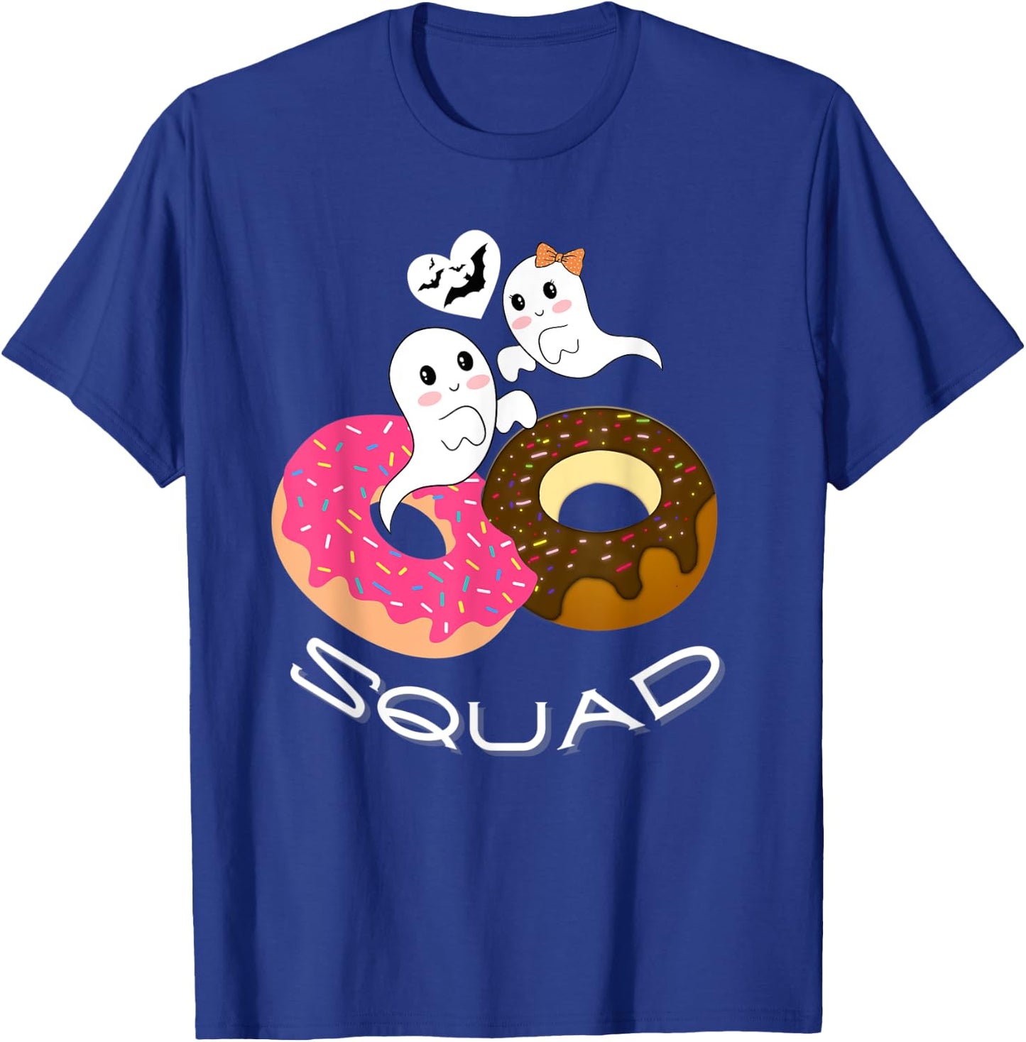 Cute Halloween Donut Squad Boy Girl Party Birthday Lover T-Shirt - T-Shirt | Royal
