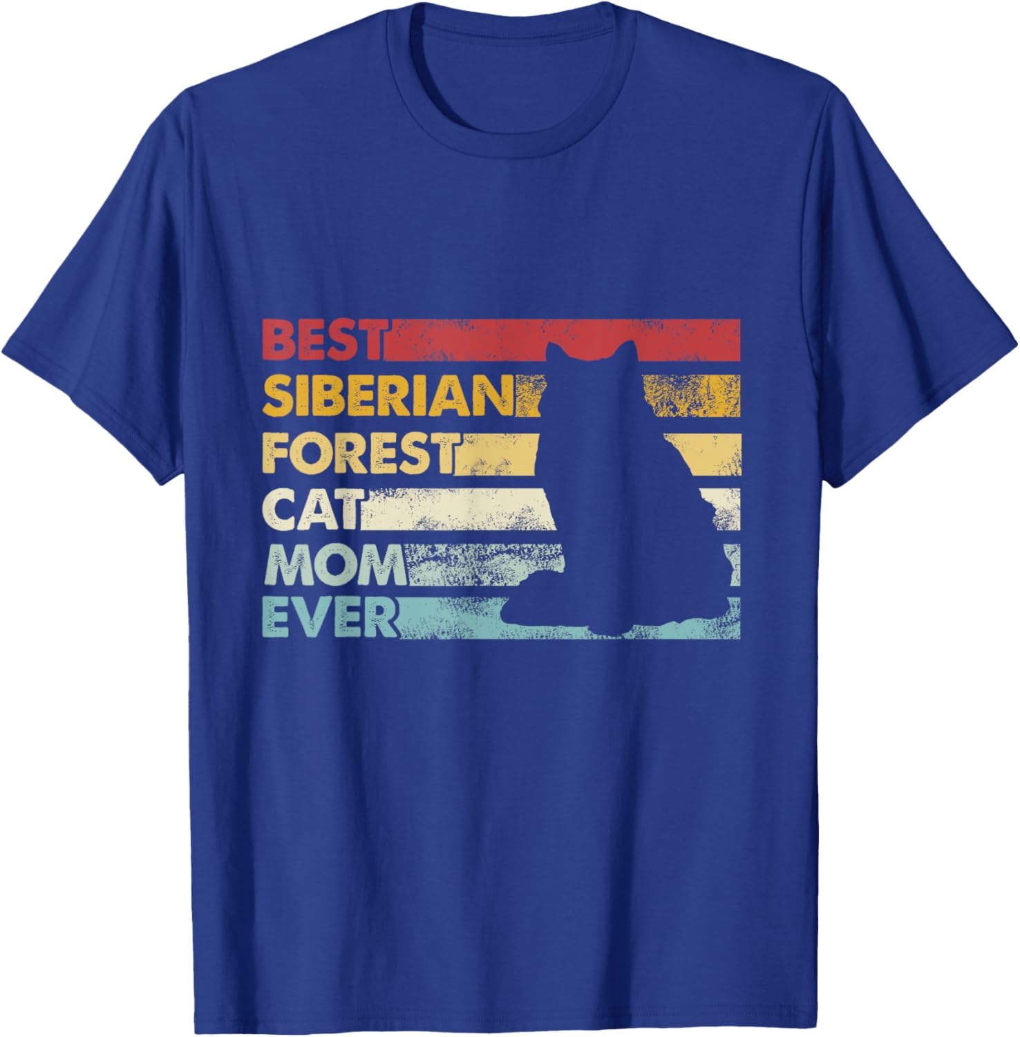 Best Cat Mom Ever - Mother Siberian Forest Cat T-Shirt - T-Shirt | Royal