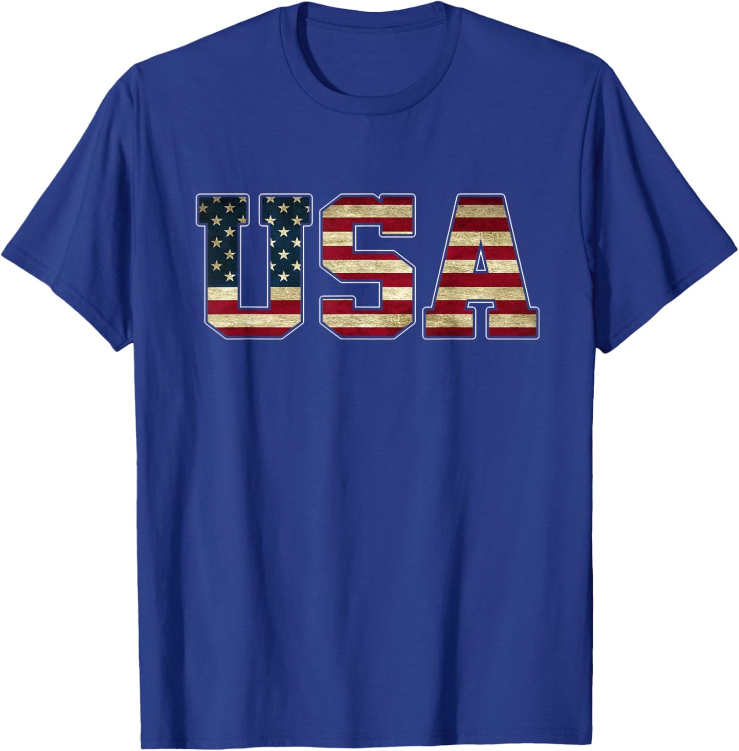 USA Team 2024 United States American Flag Sport USA 2024 Kids Men T-Shirt - T-Shirt | Royal