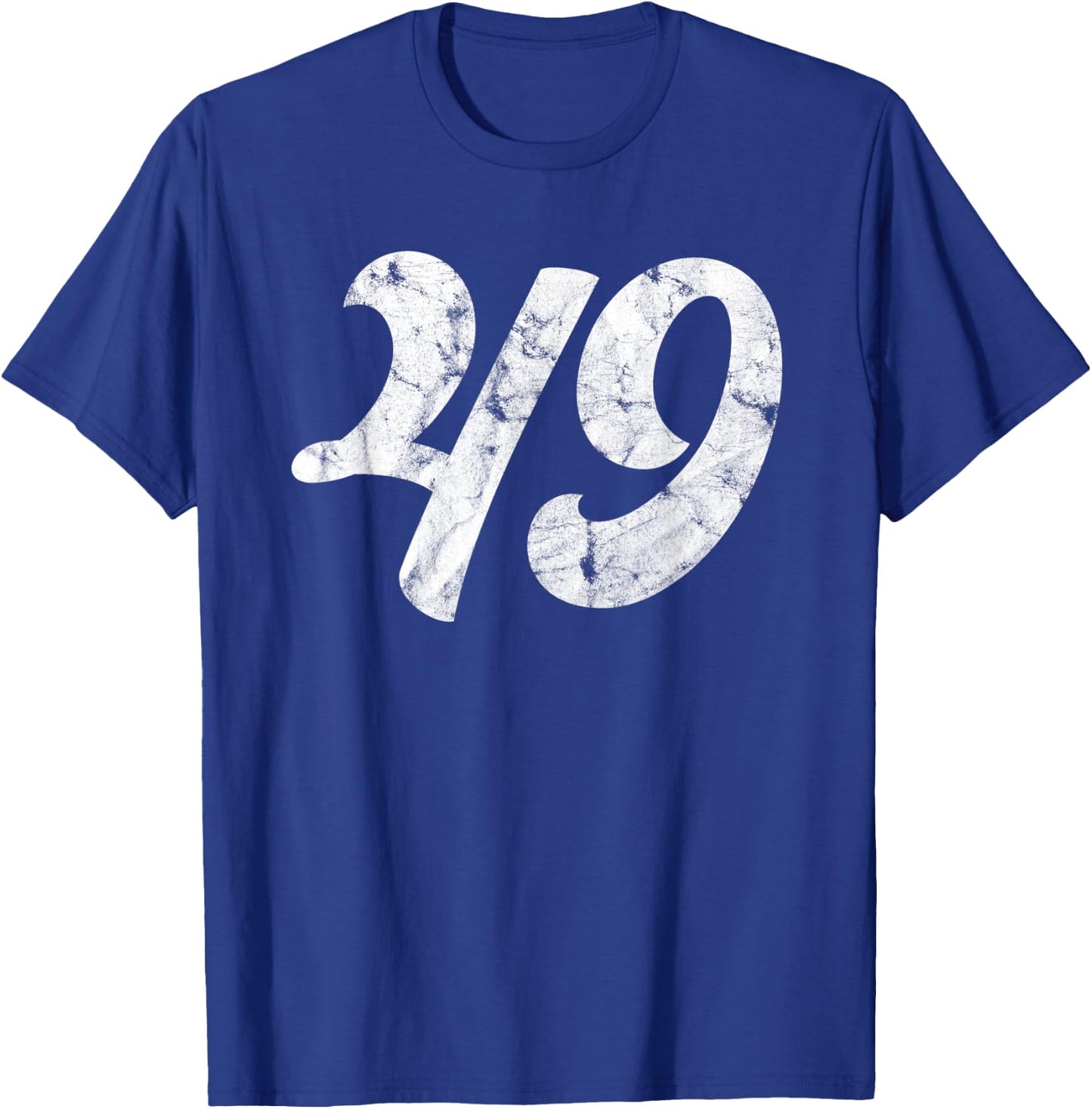 49th Birthday gift | Classic Vintage Women Men 49 year old T-Shirt - T-Shirt | Royal