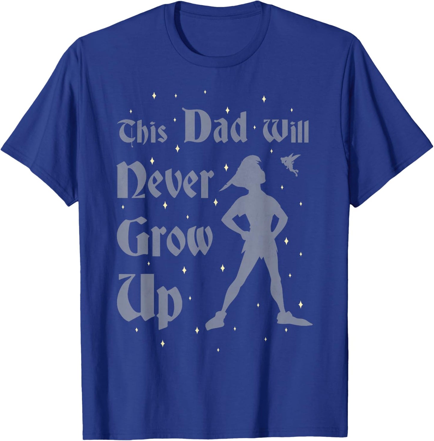 Disney Peter Pan This Dad Will Never Grow Up Graphic T-Shirt - T-Shirt | Royal