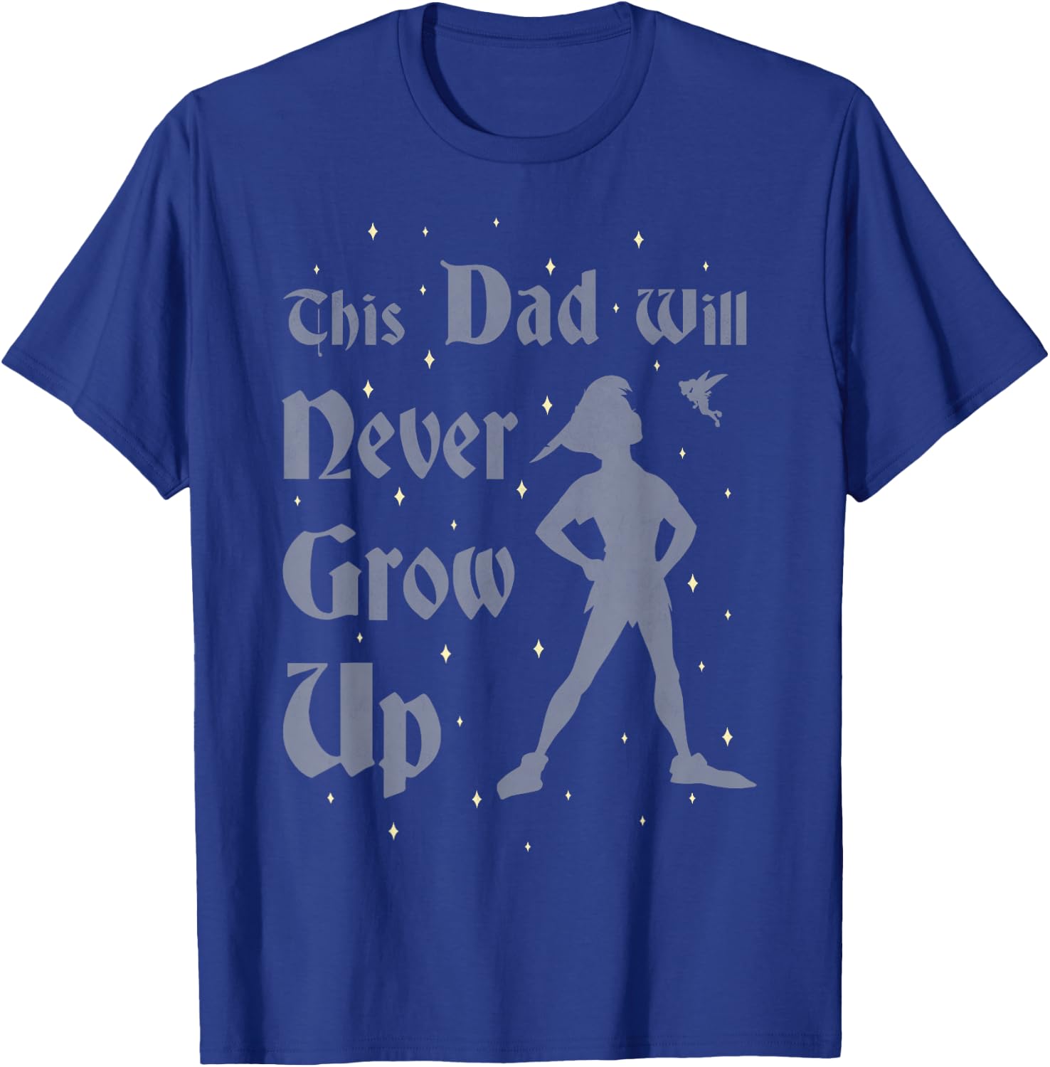 Disney Peter Pan This Dad Will Never Grow Up Graphic T-Shirt - T-Shirt | Royal