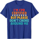 I'm CPR Certified But Please Don't Choke Around Me Quote T-Shirt - T-Shirt | Royal