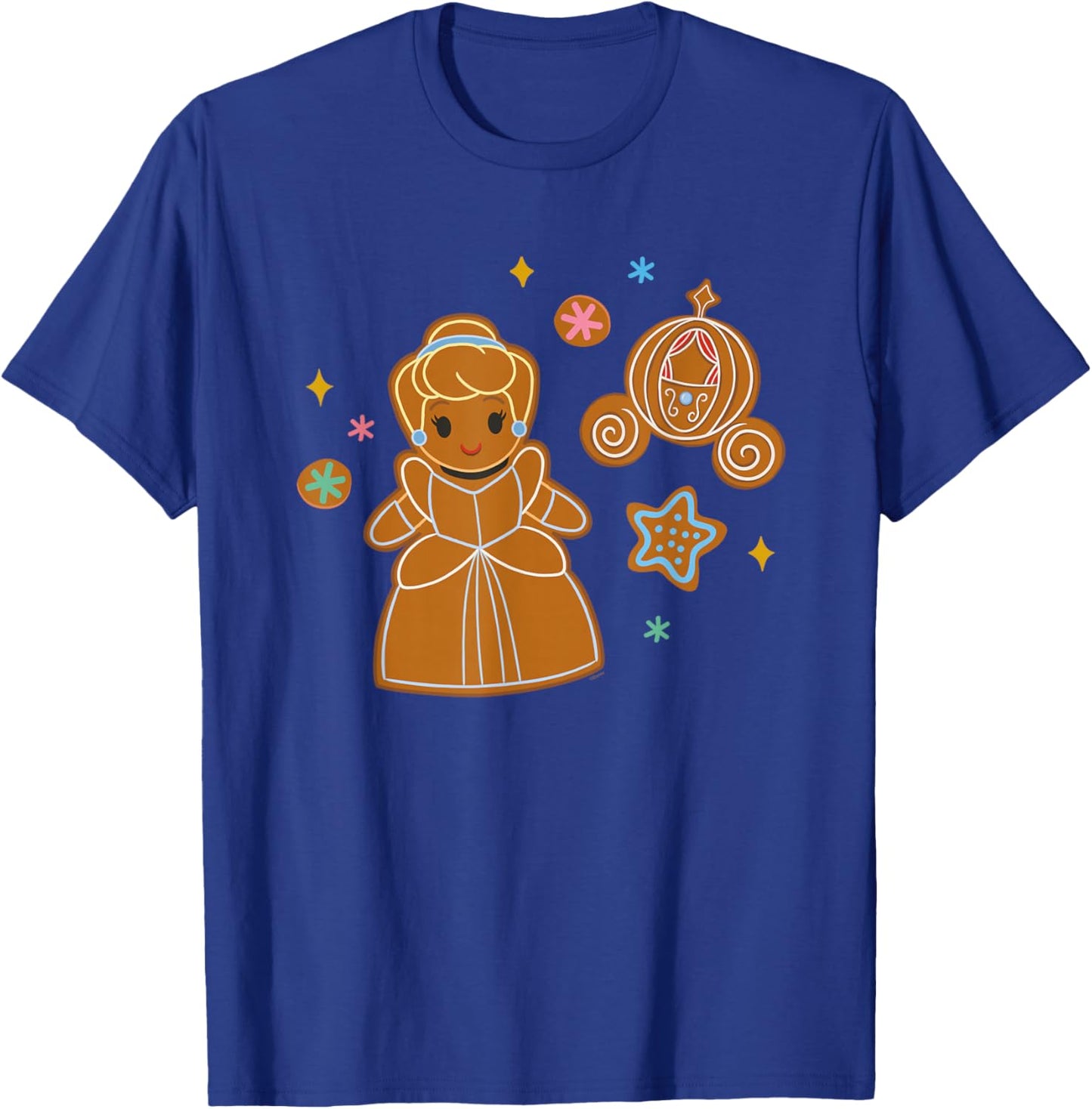 Disney Princess Holiday Christmas Gingerbread Cinderella T-Shirt - T-Shirt | Royal