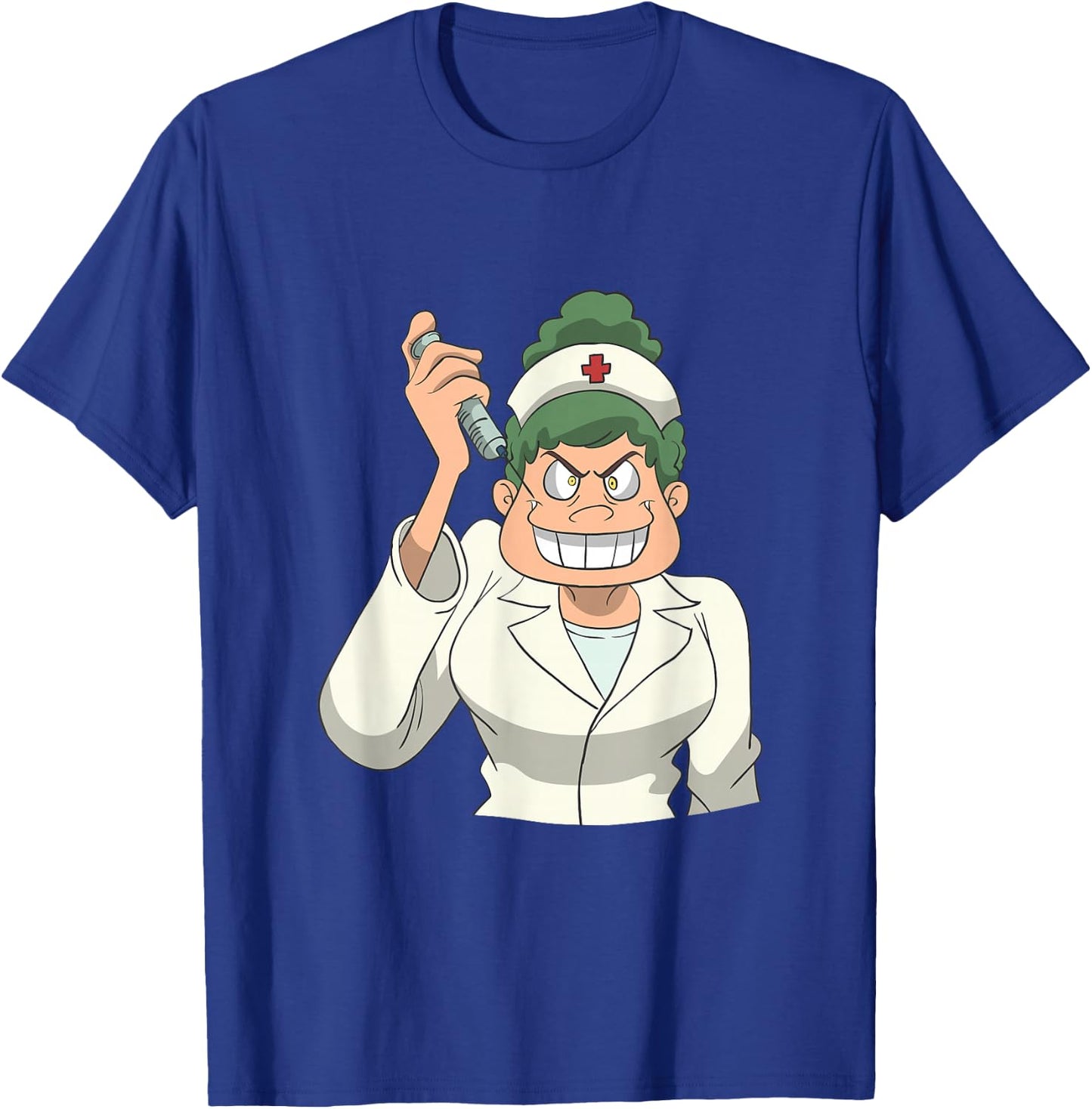 Nasty Nurse With Injection T-Shirt - T-Shirt | Royal