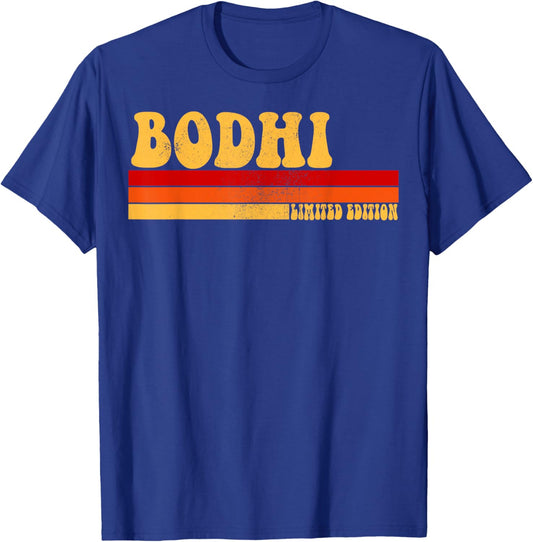BODHI Name Personalized Idea Men Retro Vintage BODHI T-Shirt - T-Shirt | Royal