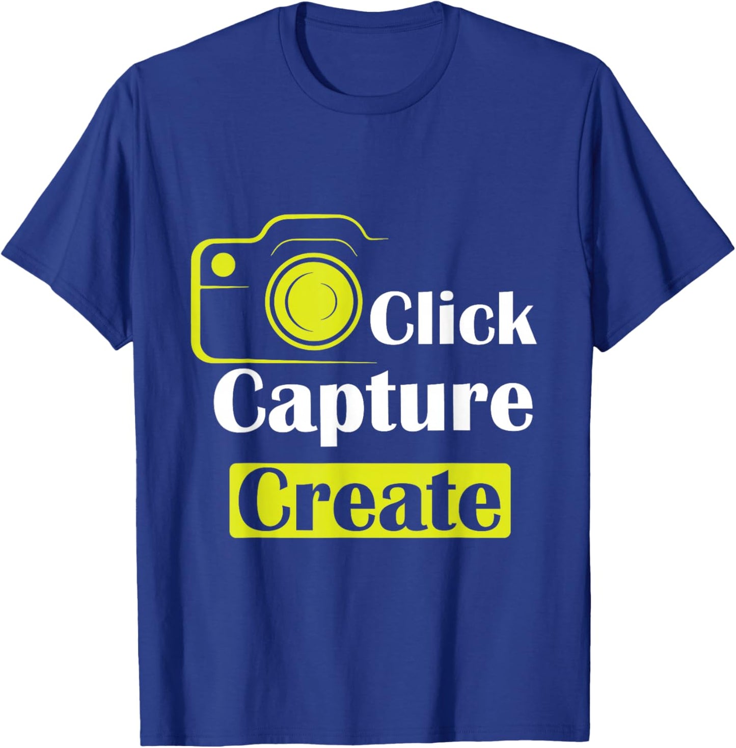 Camera Photography Design For Hobby Photographe T-Shirt - T-Shirt | Royal