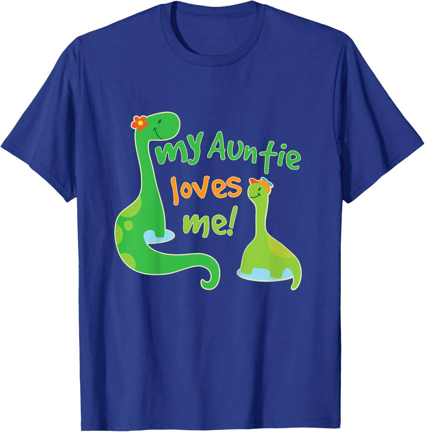 My Auntie Loves Me Nephew from Aunt T-Shirt - T-Shirt | Royal