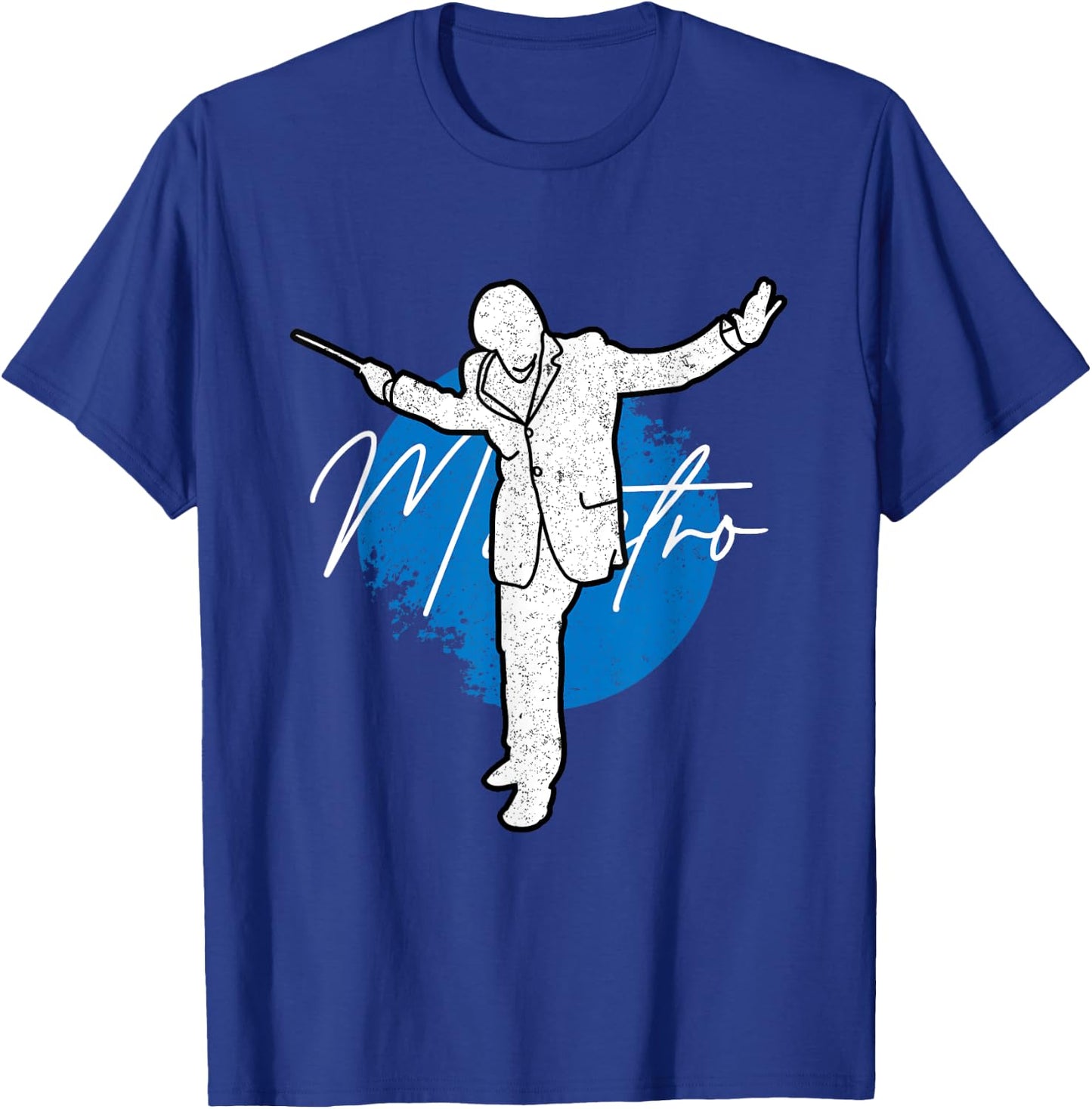 Maestro Conducting Conductor Composer Musician Music Gift T-Shirt - T-Shirt | Royal