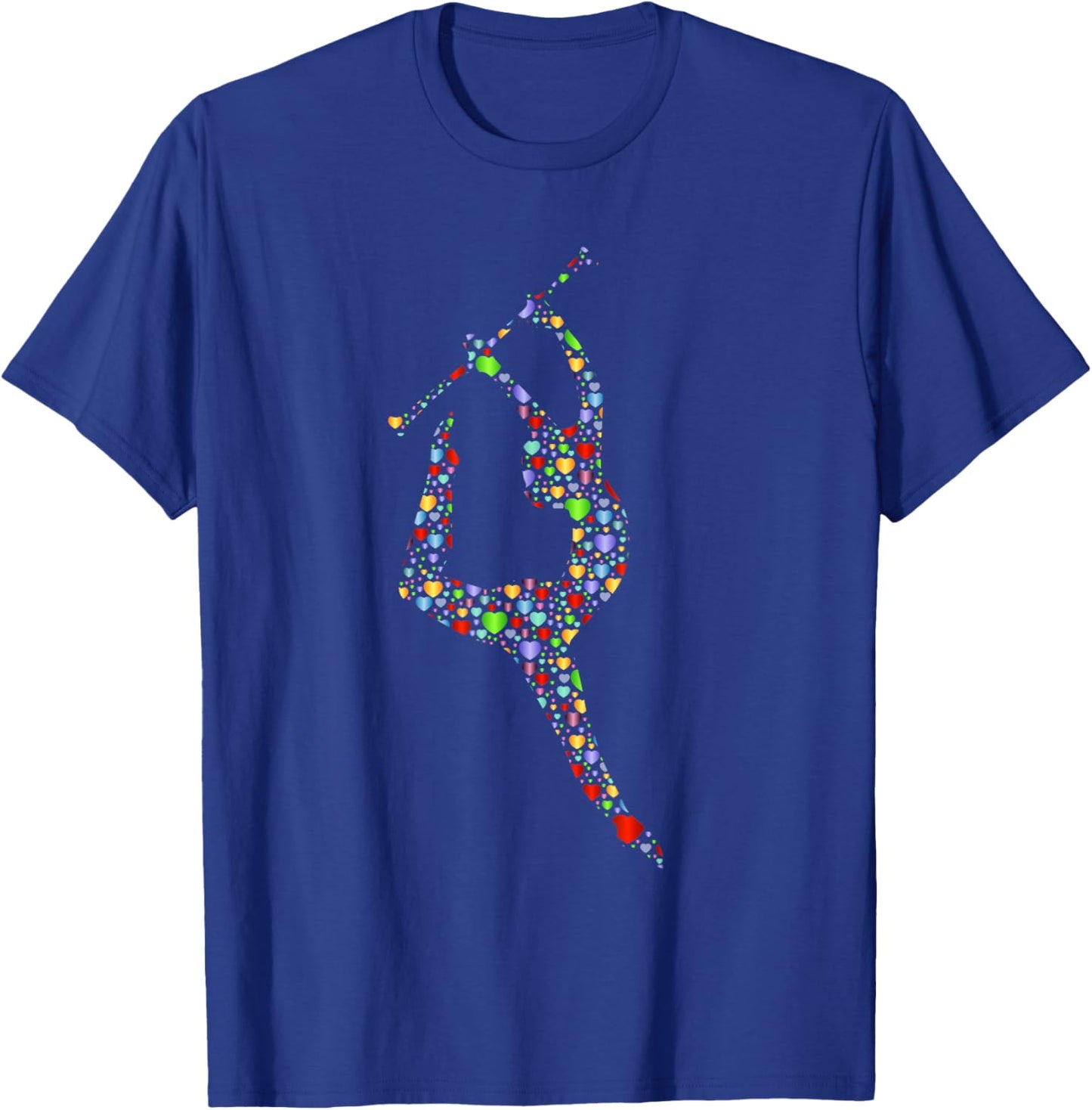 Baton Twirling Girl Silhouette Gift Twirler Gifts T-Shirt - T-Shirt | Royal
