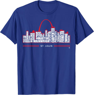 2019 Yadier Molina Skyline - Apparel T-Shirt - T-Shirt | Royal