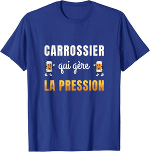 Bodybuilder Who Manages Pressure Humor Bodywork Beer T-Shirt - T-Shirt | Royal