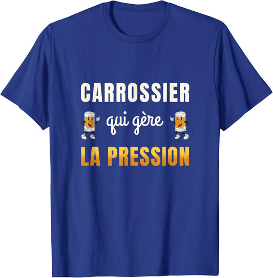 Bodybuilder Who Manages Pressure Humor Bodywork Beer T-Shirt - T-Shirt | Royal