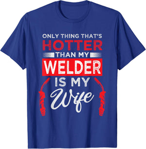 Welding Specialist Design for your Husband T-Shirt - T-Shirt | Royal