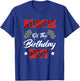 Race Car Auntie Of The Birthday Boy Racing Family Pit Crew T-Shirt - T-Shirt | Royal