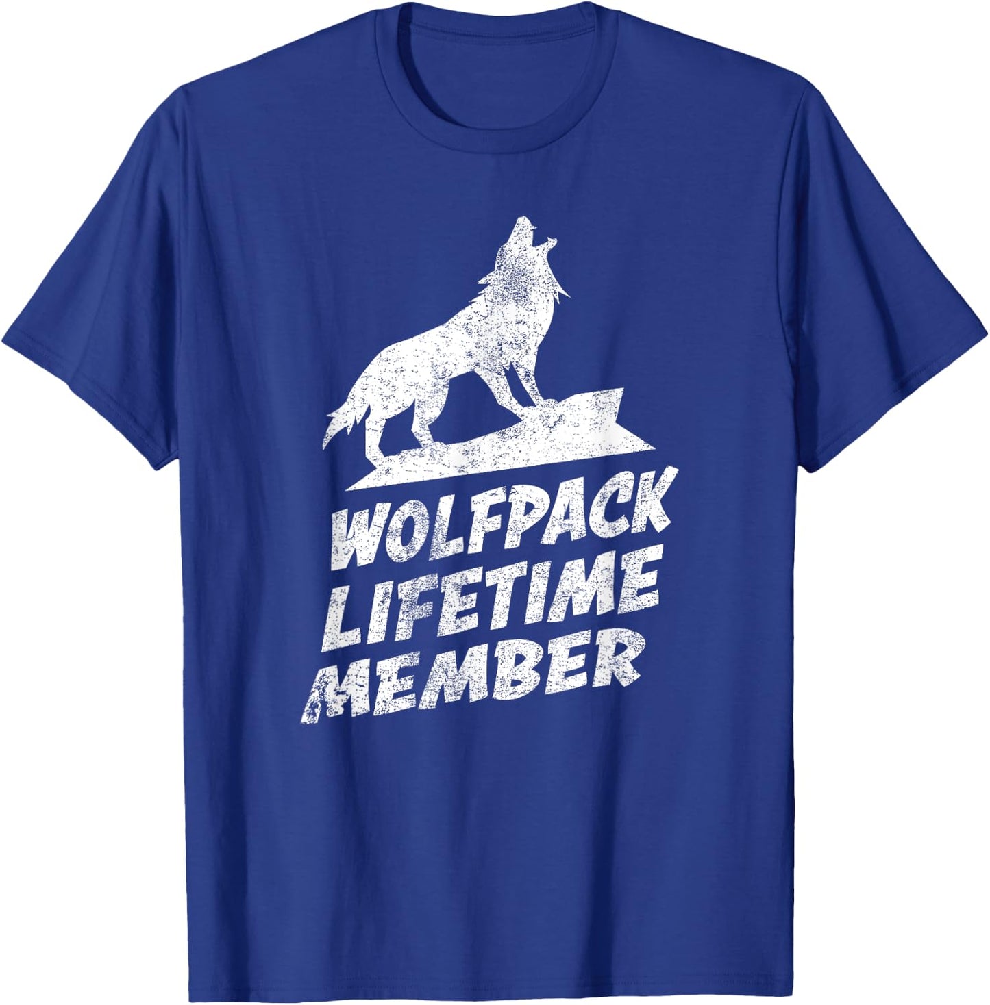 Wolfpack Lifetime Member Gift Wolf Wolves Lovers T-Shirt - T-Shirt | Royal