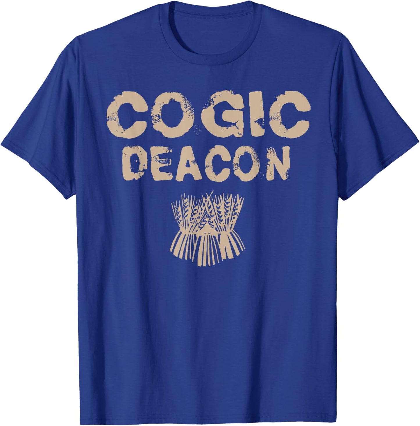 COGIC Denomination Church Deacon Christian Faith Witness T-Shirt - T-Shirt | Royal