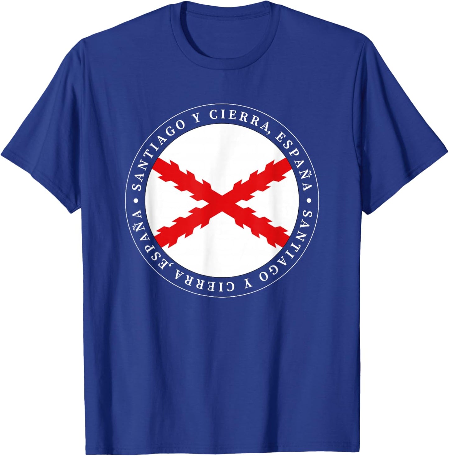 Cruz de Borgoña. Tercios Españoles. Santiago y cierra España T-Shirt - T-Shirt | Royal