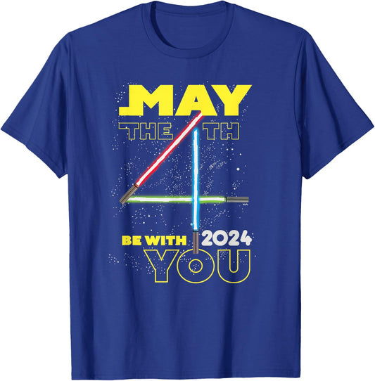 Star Wars May the 4th Be With You 2024 Lightsabers T-Shirt - T-Shirt | Royal