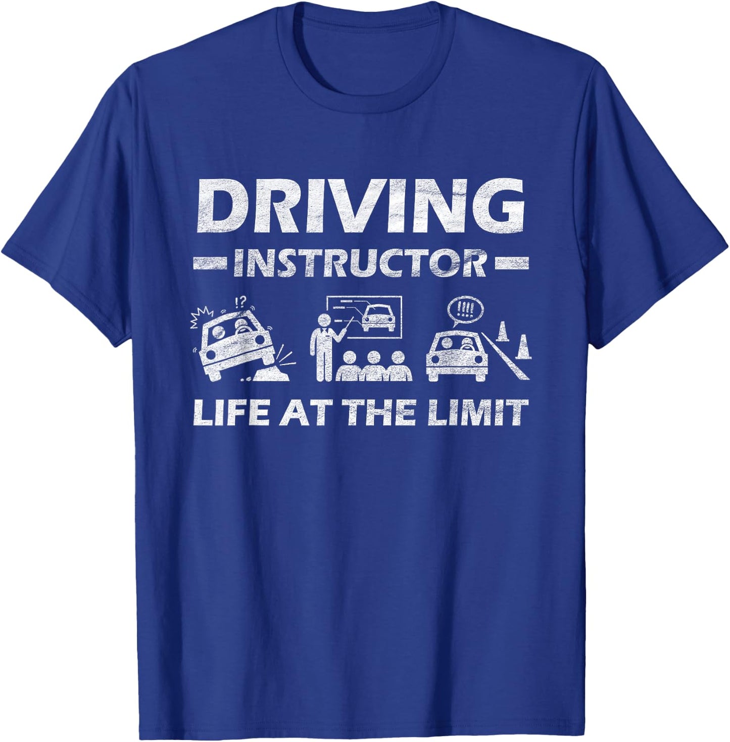 Driving Instructor Life At The Limit Meme Driver Licence T-Shirt - T-Shirt | Royal