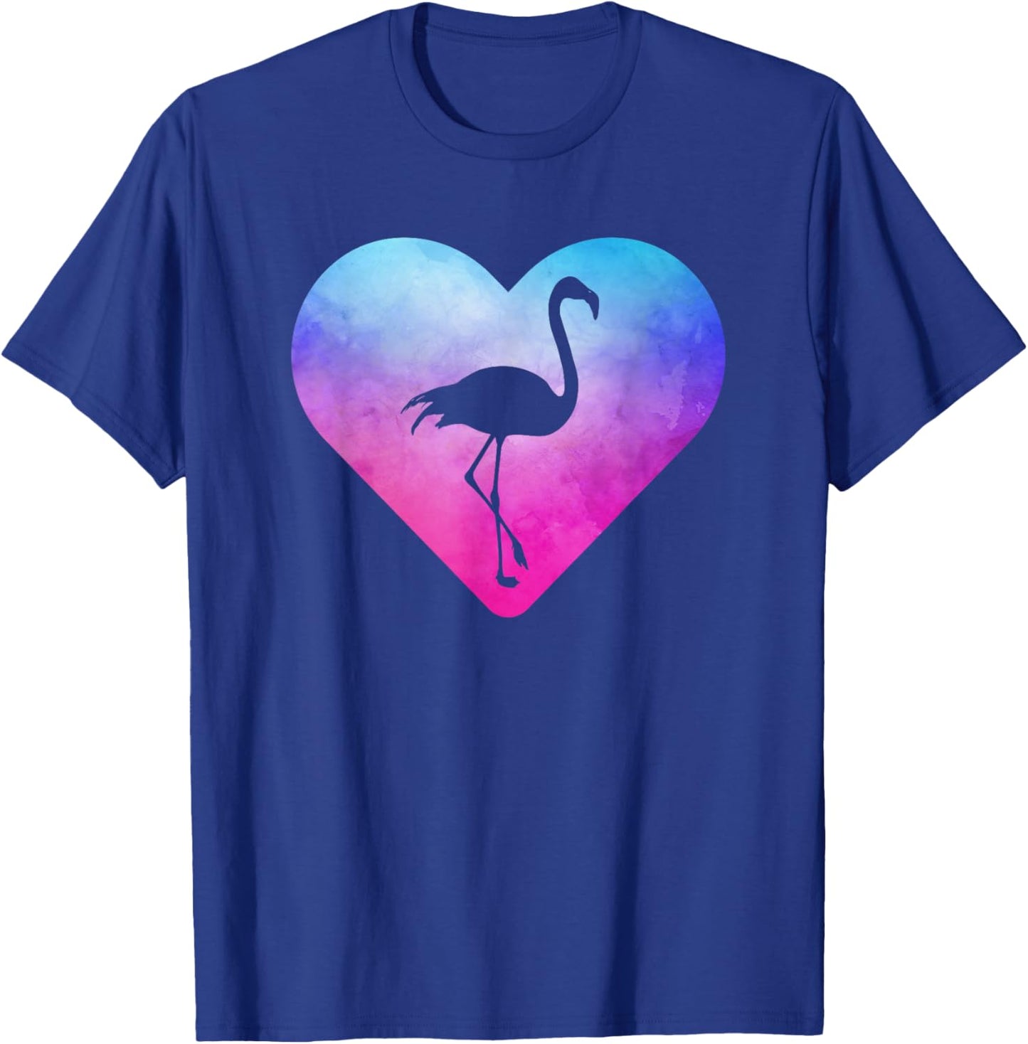 Women or Girls Flamingo Bird T-Shirt - T-Shirt | Royal