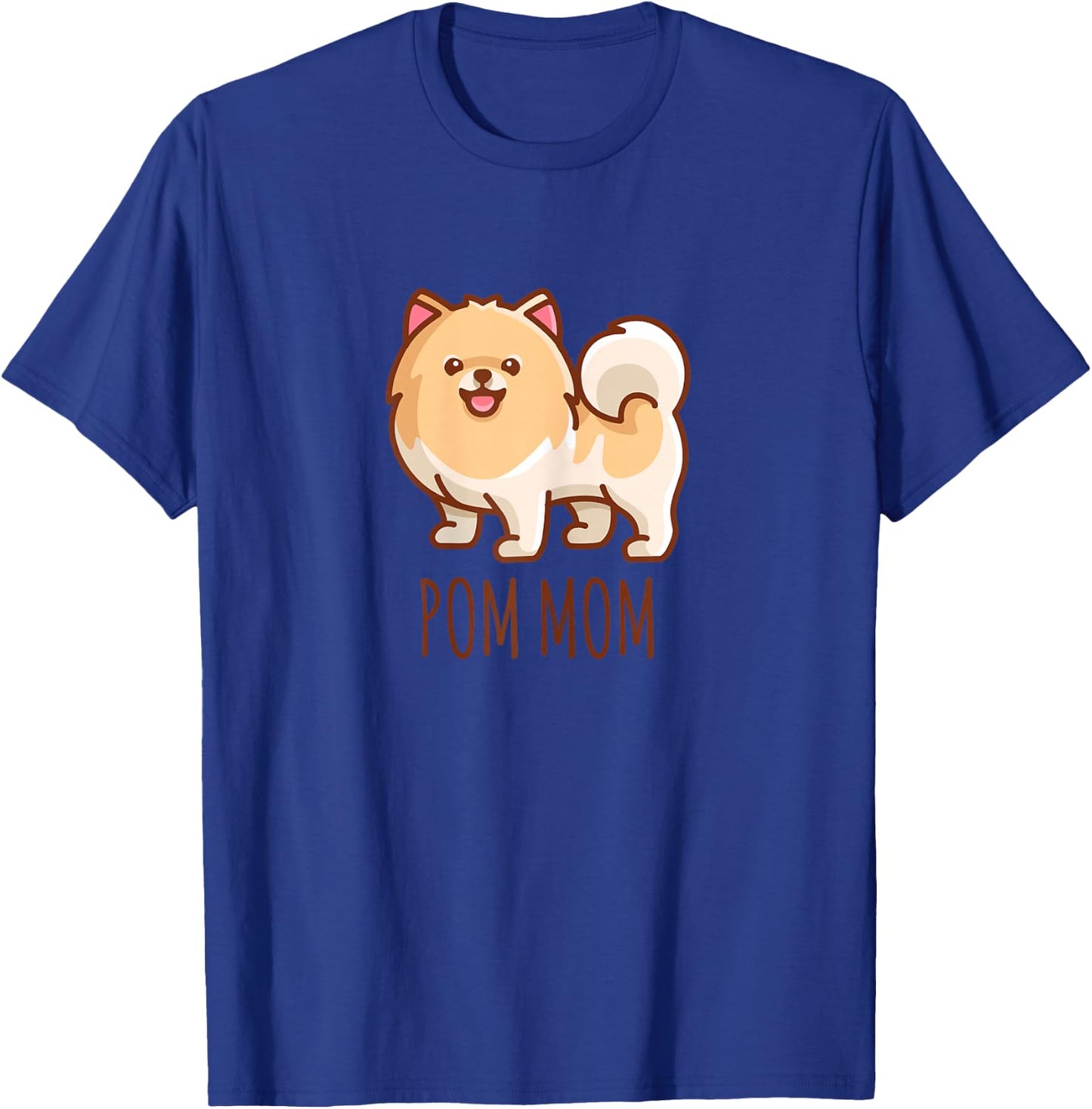 Cute Pomeranian Pom Mom funny Gift T-Shirt - T-Shirt | Royal