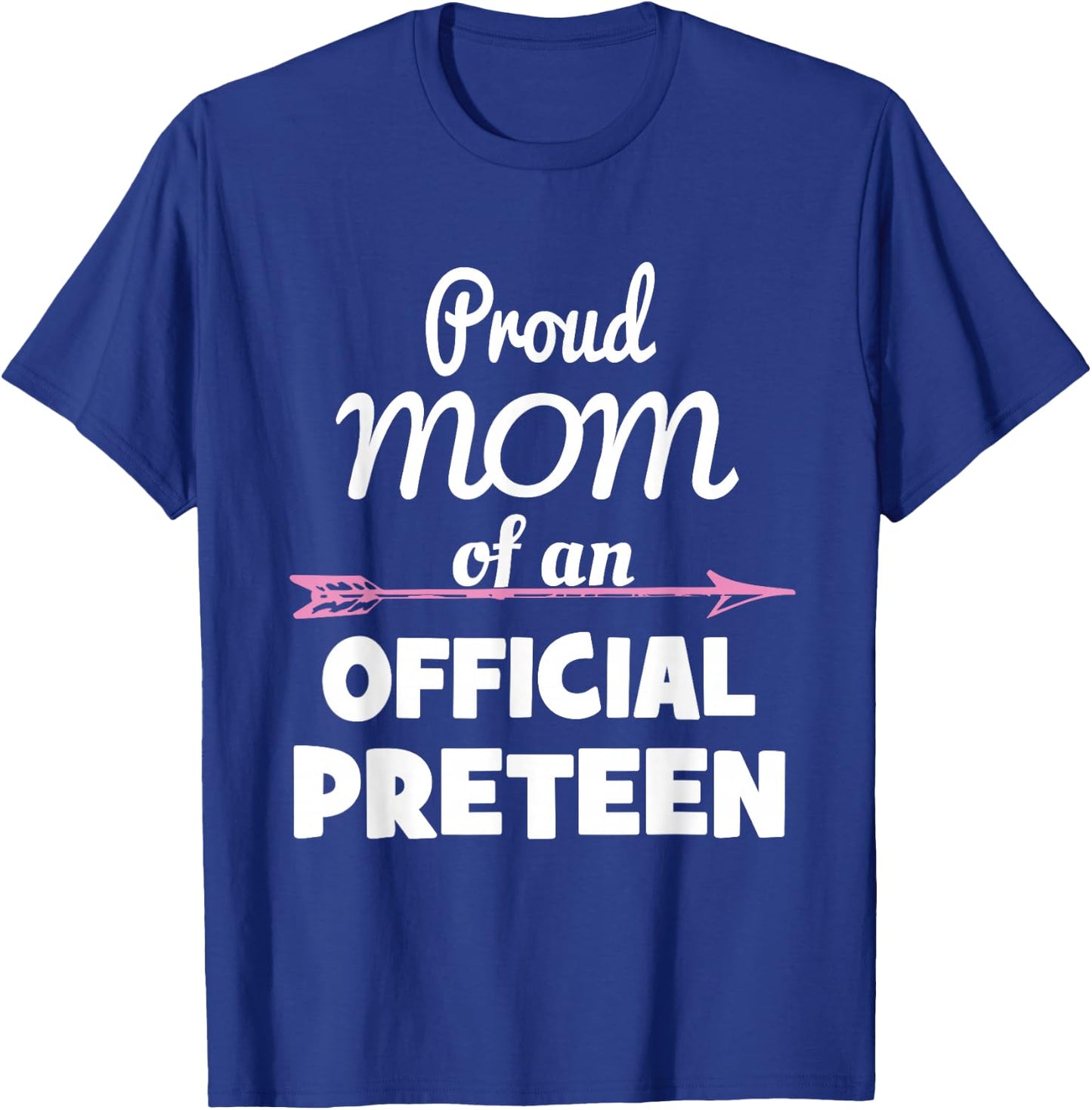 Proud Mom Of An Official Preteen 12th Birthday 12 Years Old T-Shirt - T-Shirt | Royal