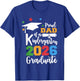 Proud Dad of A Kindergarten Class of 2026 Graduate Grad T-Shirt - T-Shirt | Royal