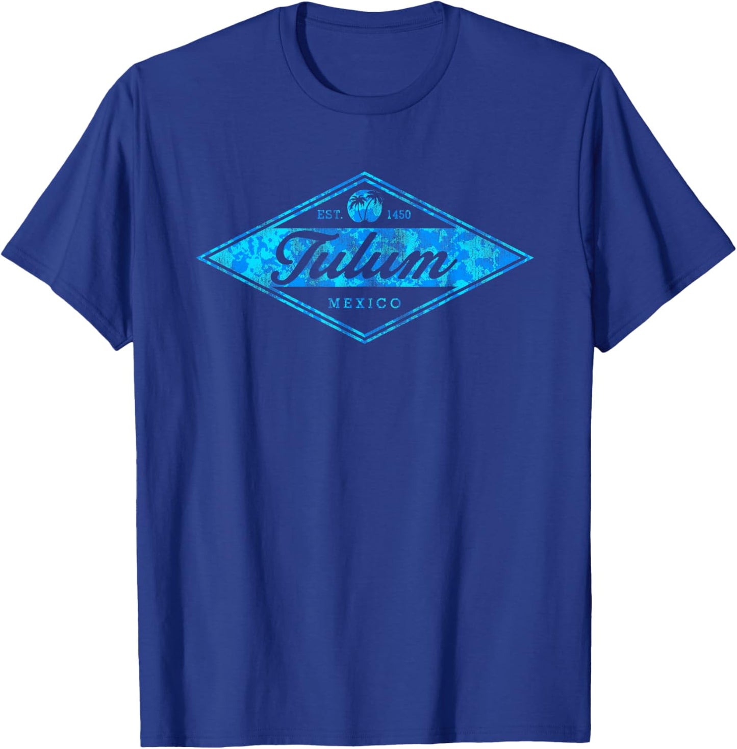 Vintage Tulum Mexico Cruise Retro Badge Souvenir T-Shirt - T-Shirt | Royal