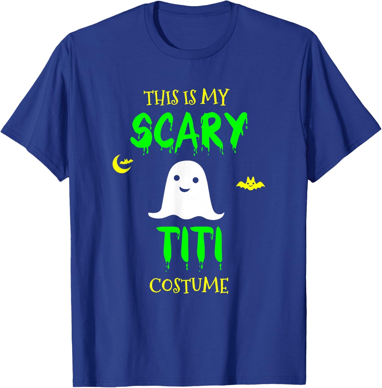 This Is My Scary Titi Costume Halloween Lazy Easy T-Shirt - T-Shirt | Royal
