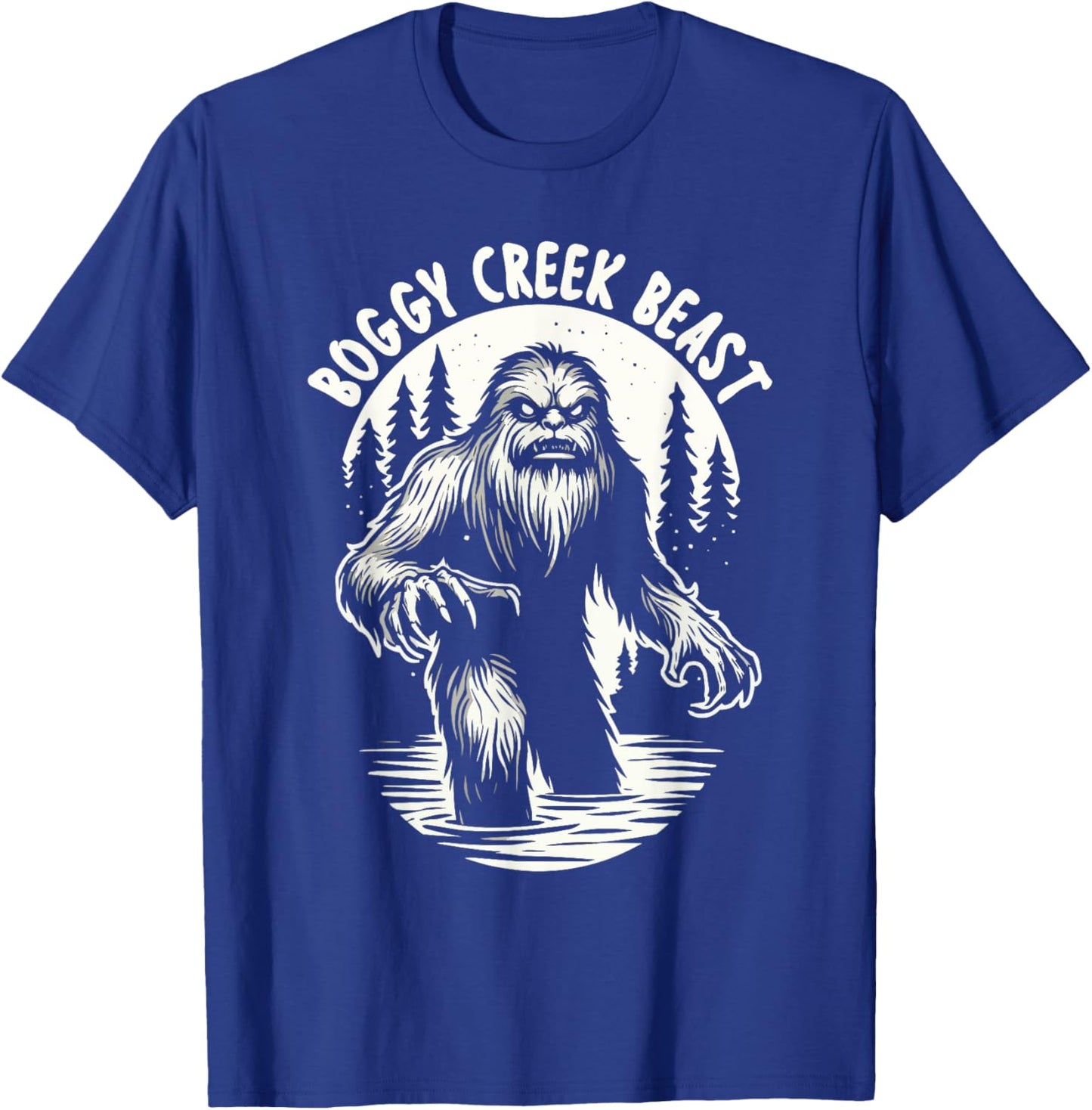 Fouke Monster Southern Sasquatch Cryptozoology Cryptid T-Shirt - T-Shirt | Royal