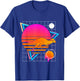 Pachycephalosaurus Retro 80s Style Vintage Dinosaur T-Shirt - T-Shirt | Royal