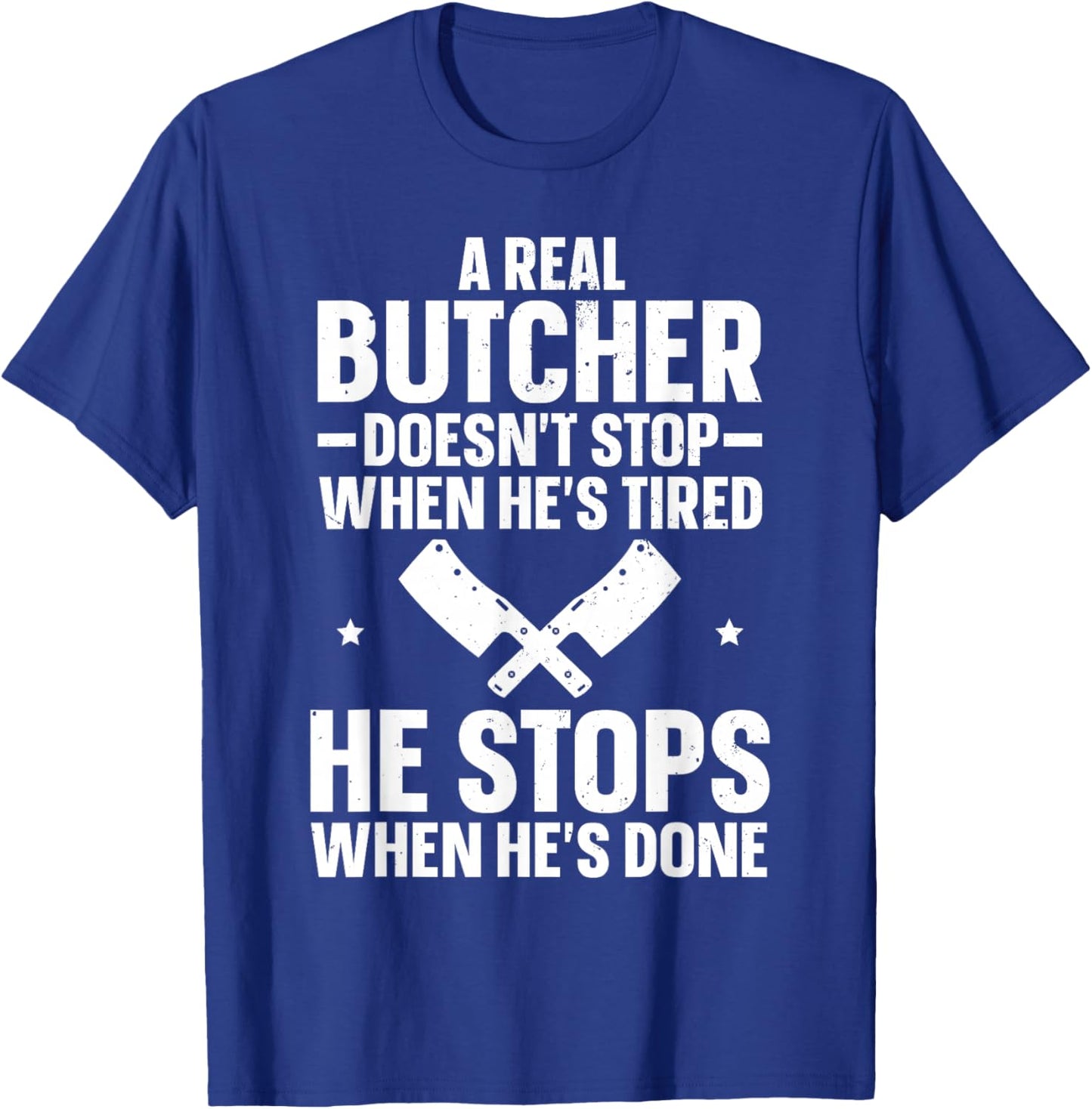 Funny Butcher Art Women Meat Cutter Butchery Butcher T-Shirt - T-Shirt | Royal