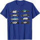 Police Cars Birthday for Boys Girls Toddlers T-Shirt - T-Shirt | Royal