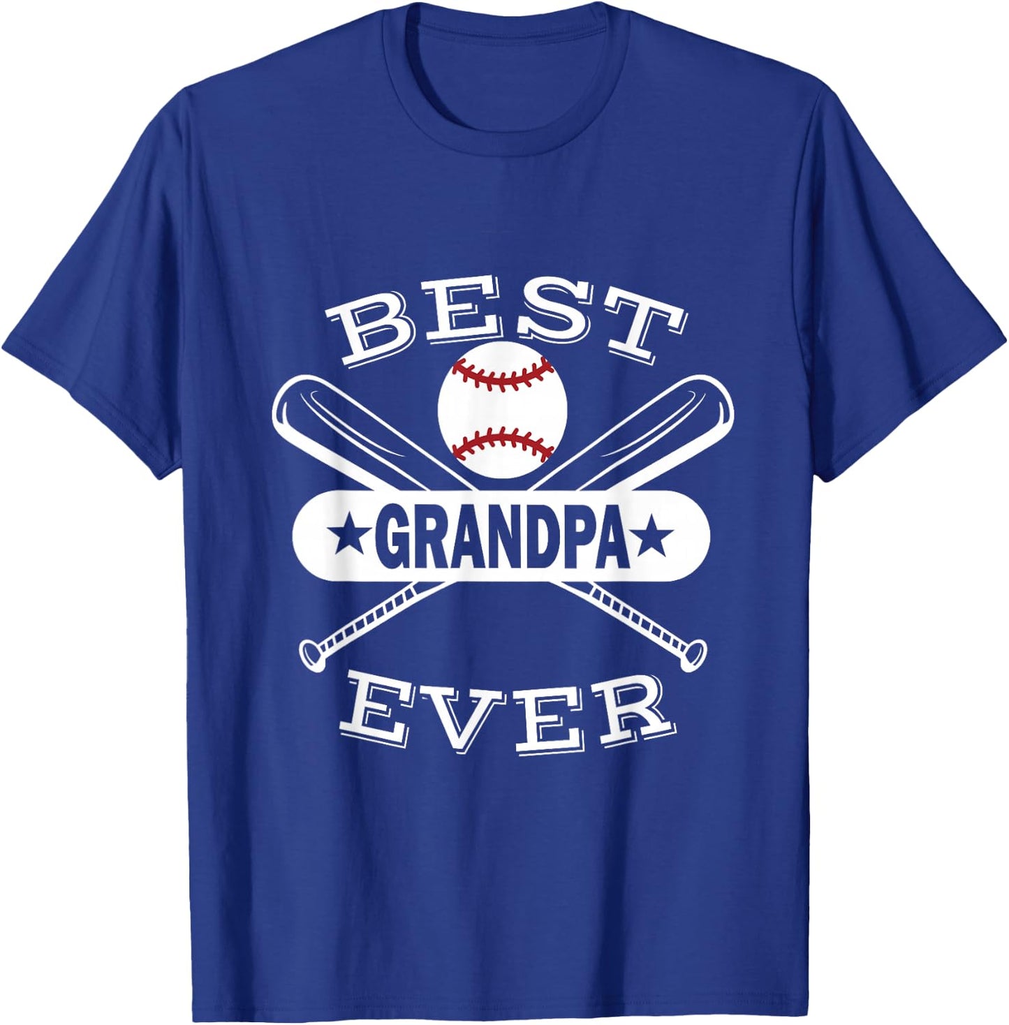 Best Baseball Grandpa Grandson Ball Sport Player Grandfather T-Shirt - T-Shirt | Royal