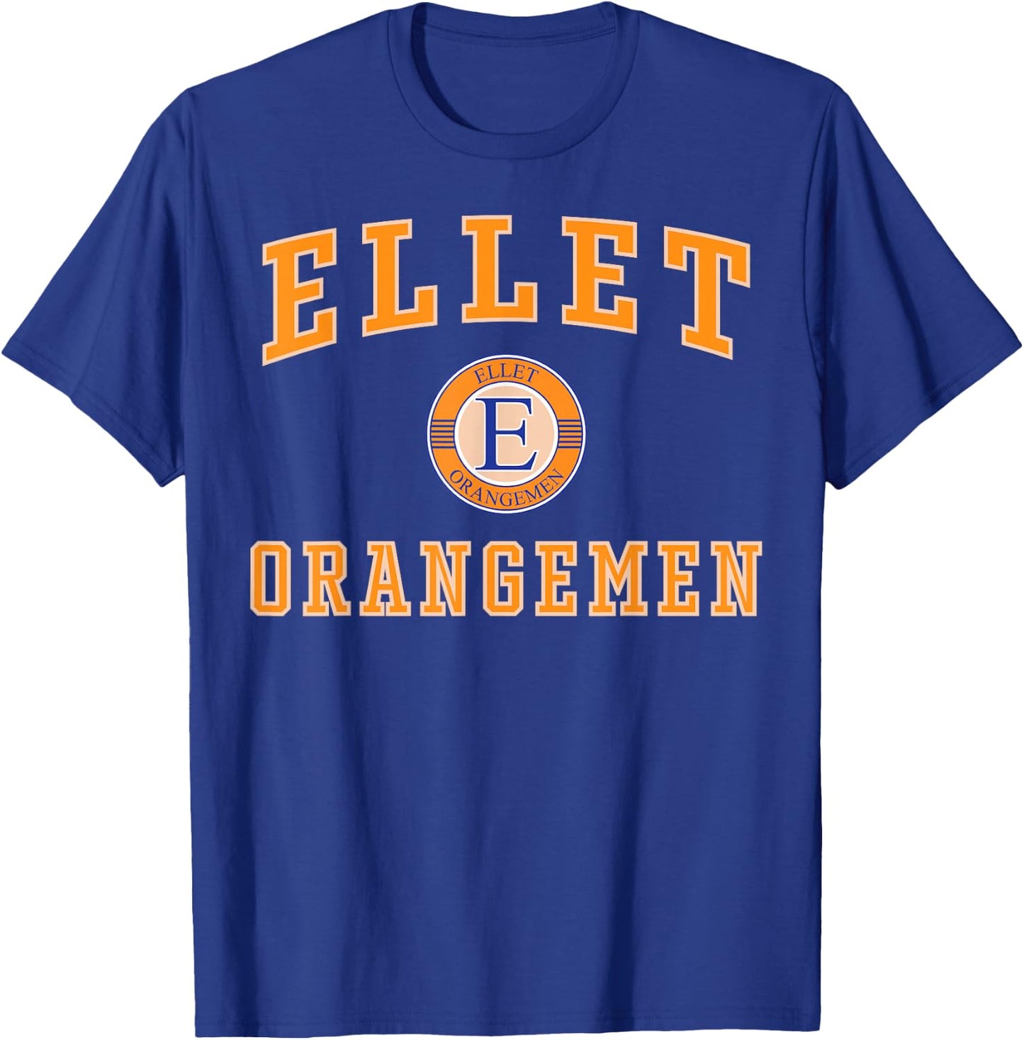 Ellet High School Orangemen C1 T-Shirt - T-Shirt | Royal