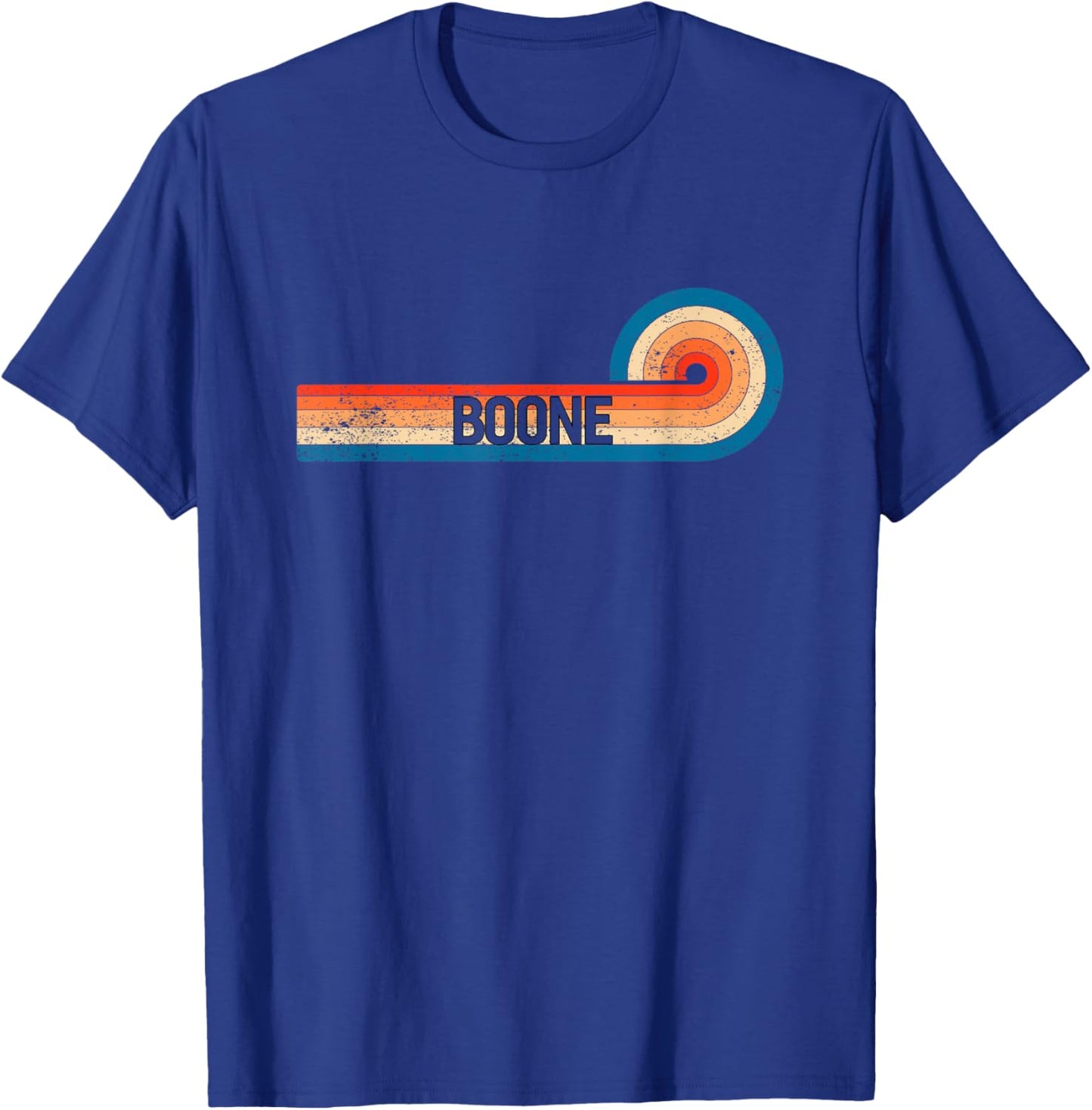 Retro BOONE Shirt Vintage City BOONE T-Shirt - T-Shirt | Royal