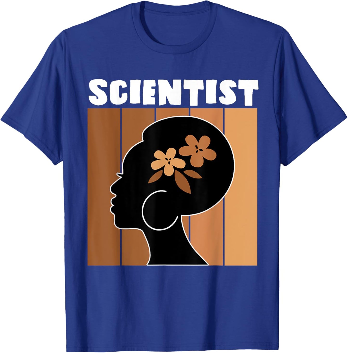 Black Scientists Melanin Women Girl Apparel American African T-Shirt - T-Shirt | Royal