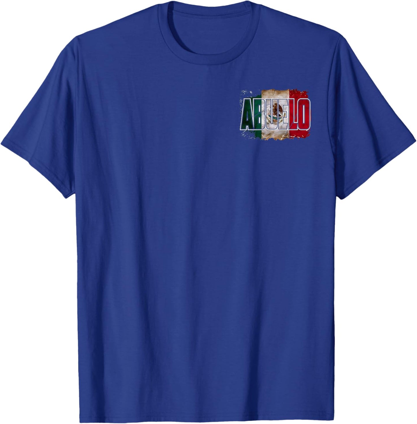 (2 Sided) El Abuelo Mas Chingon Mexican Grandpa T-Shirt - T-Shirt | Royal