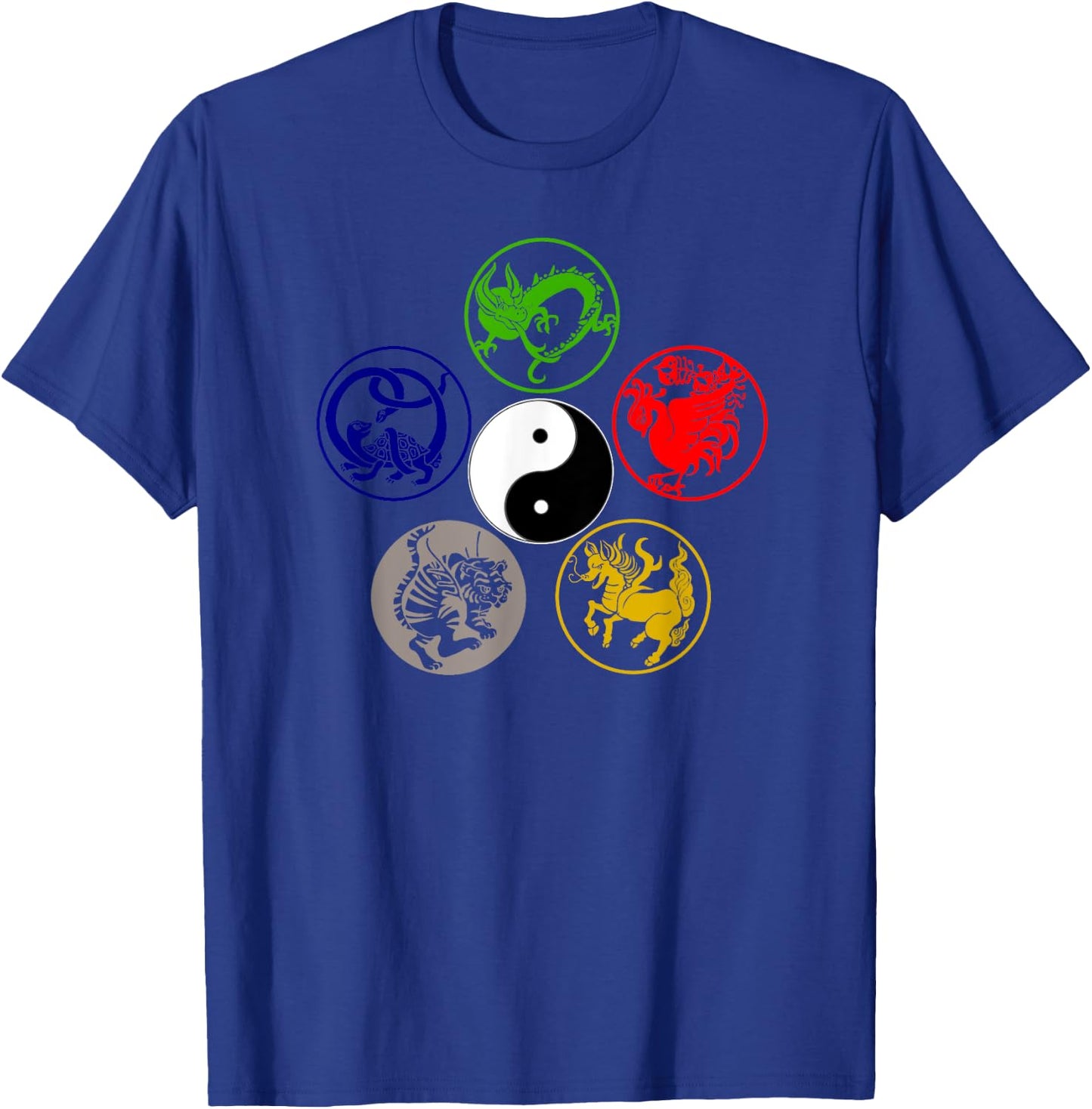 Qi Gong Tai Chi Qigong Chi Gong Yin Yang Men Women Girls Kids T-Shirt - T-Shirt | Royal