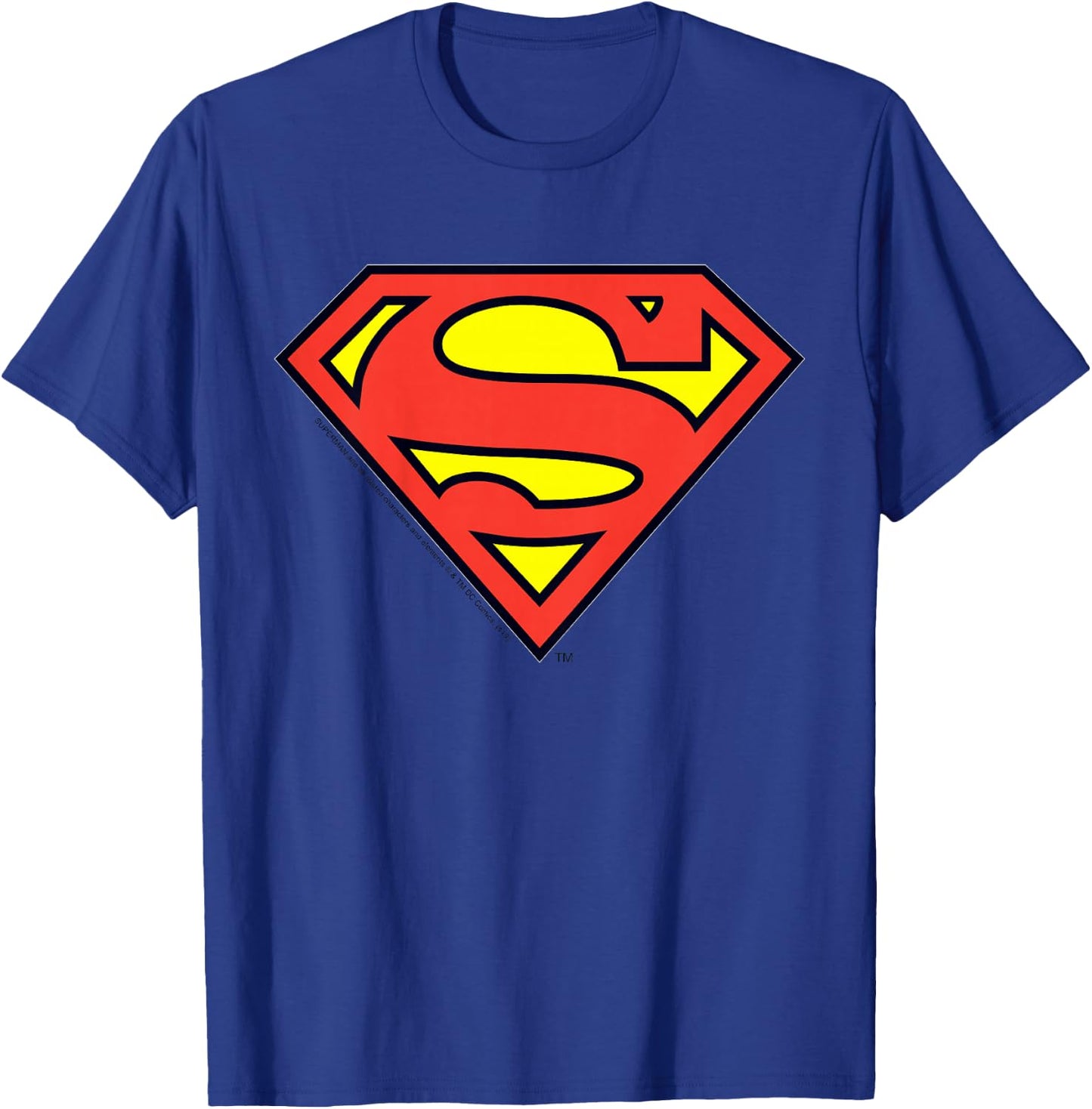 Kids DC Comics Superman Classic Chest Logo T-Shirt - T-Shirt | Royal