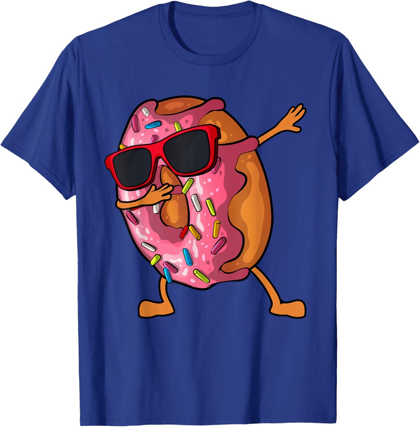 Donut Art Women Kids Dabbing Doughnut Donut Lover T-Shirt - T-Shirt | Royal