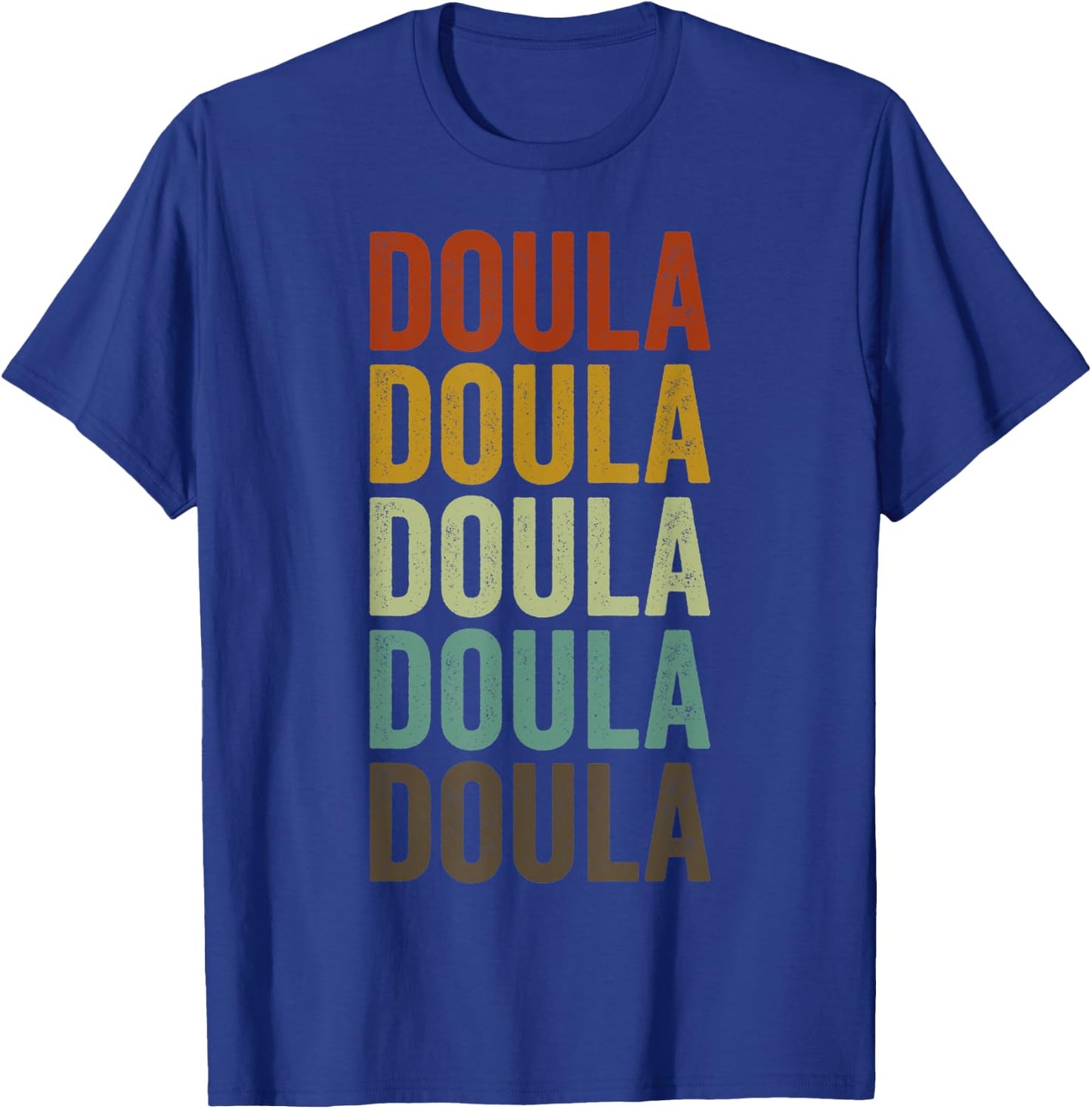 Doula Retro Gifts Doula Retro Black Small Classic Fit Short Sleeve -Kids T-Shirt - T-Shirt | Royal