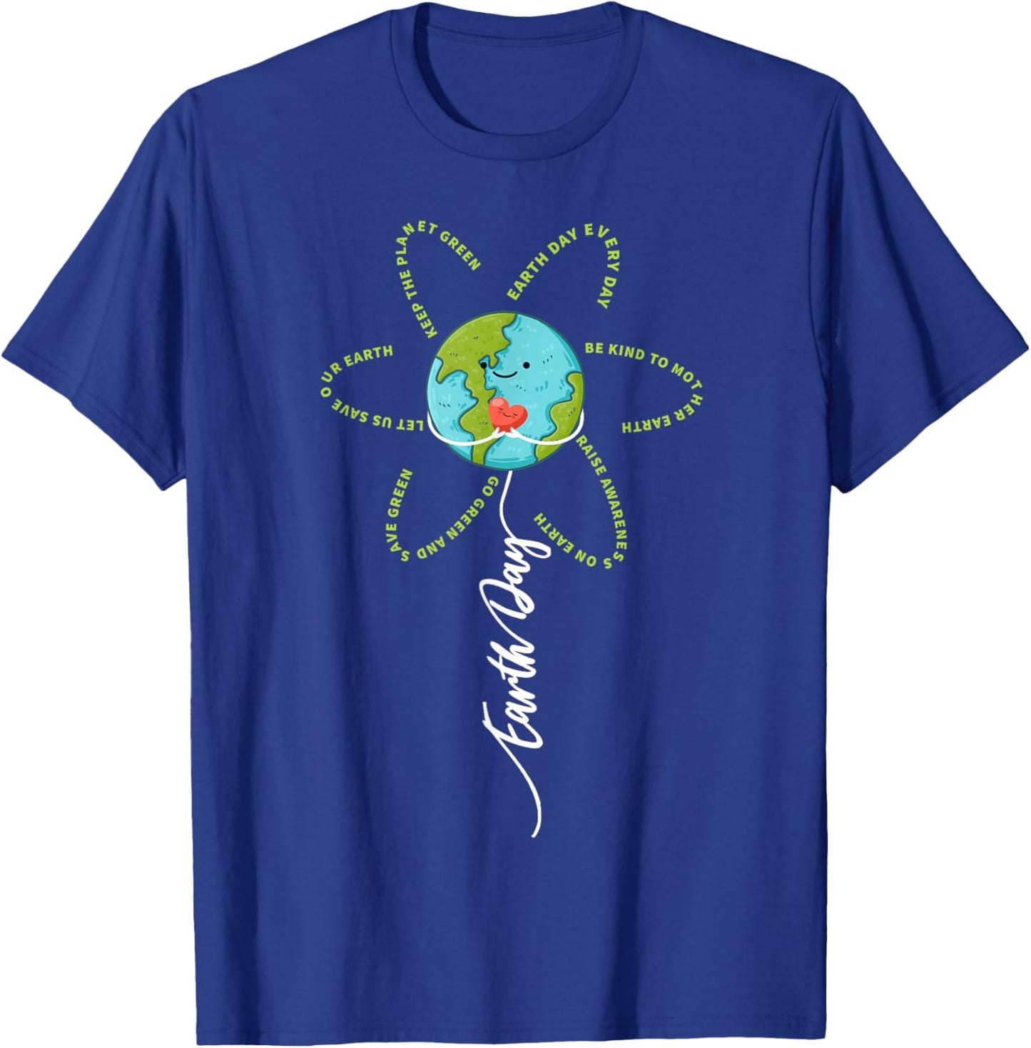 Funny Flower Earth Day Everyday Women Girl Kids T-Shirt - T-Shirt | Royal