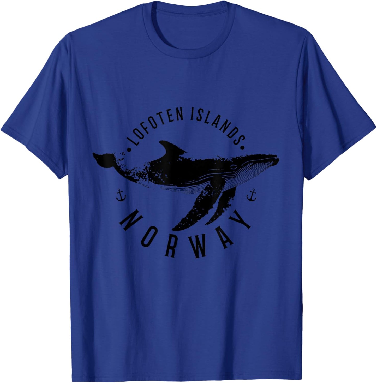 Lofoten Islands Norway Souvenir Norwegian Whale Ocean T-Shirt - T-Shirt | Royal
