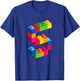 5 Year Old Building Blocks Birthday T Shirt Bricks 5th Gift T-Shirt - T-Shirt | Royal
